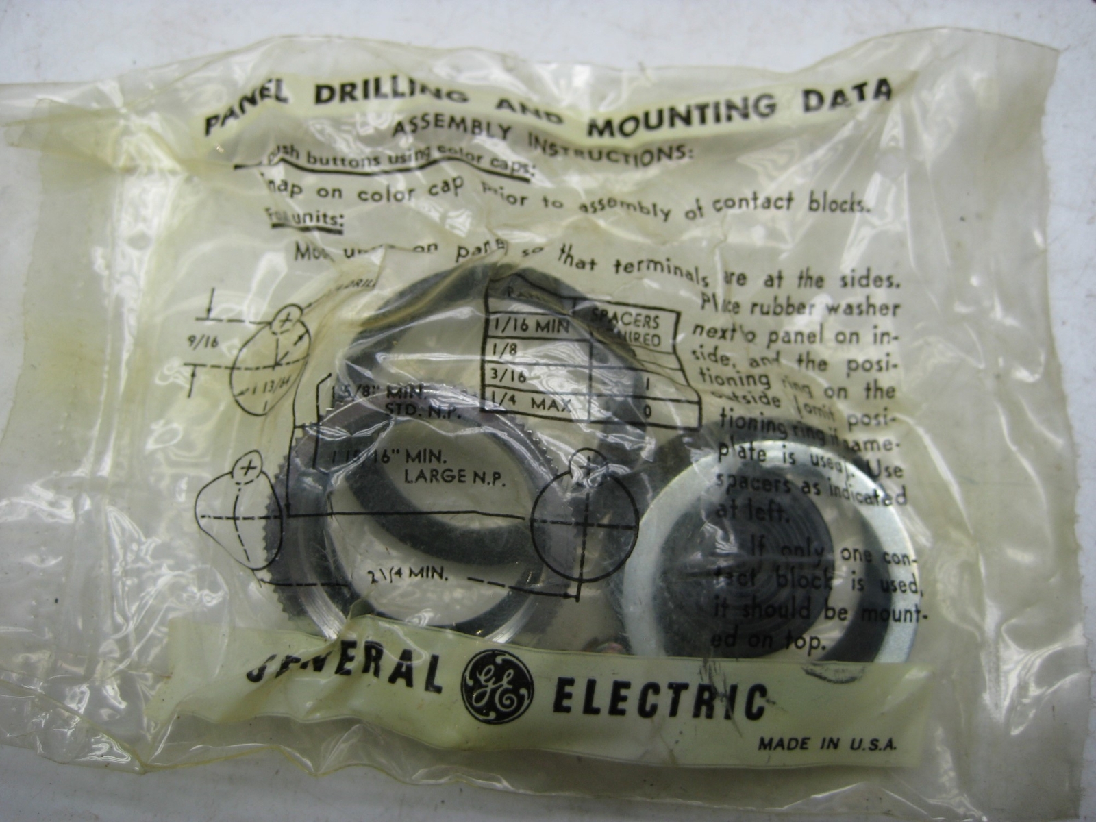 GENERAL ELECTRIC PANEL HARDWARE LOT OF 21 NSMP