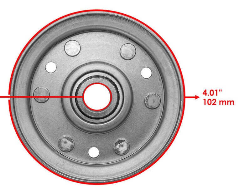 King Kutter Finish Mower 4” Idler Pulley 164090 CountyLine®