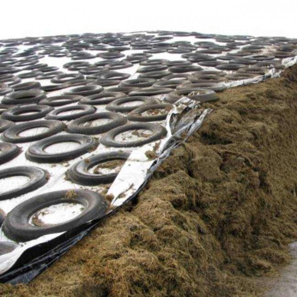 Farm Plastic Supply – Silage Tarp Heavy Duty 6 mil String Reinforced Black/White