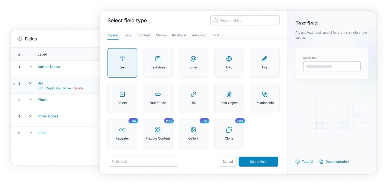 Advanced Custom Fields Pro – ACF Pro WordPress Plugin | 12 Month Updates | GPL