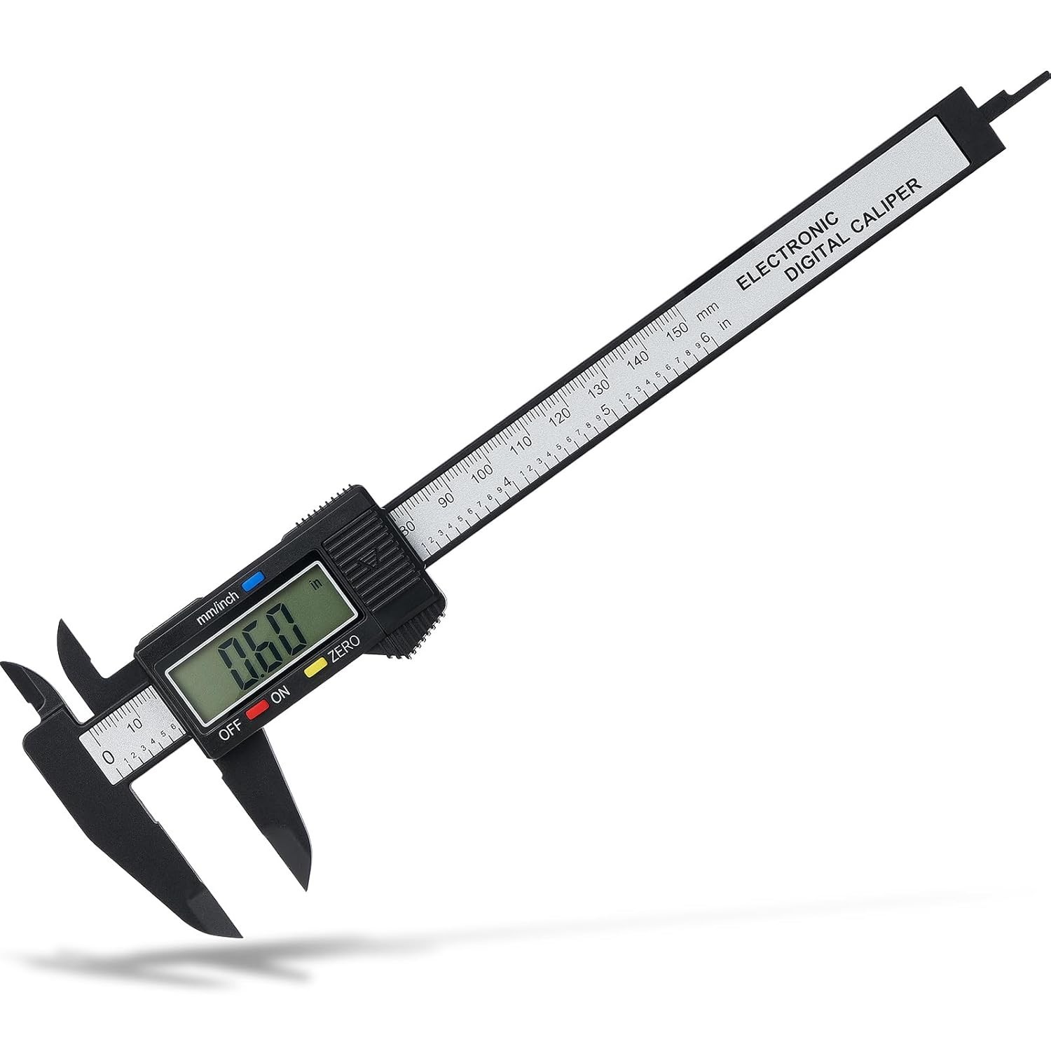 Precision Measuring Tool: Large LCD Digital Caliper 0-6 Inches with Auto-Off