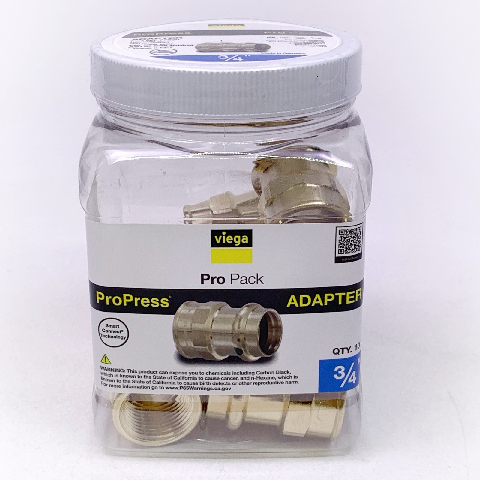 Pack Of 10 Viega ProPress Brass Adapter 3/4″ Press Fittings Female NPT NEW