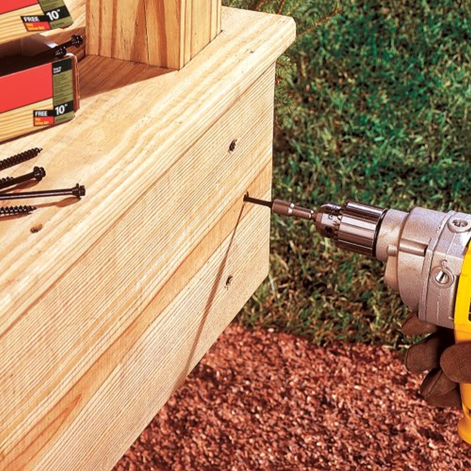 FastenMaster FMTLOK06-250 TimberLOK Heavy-Duty Wood Screw, 6 Inches, 250-Count,