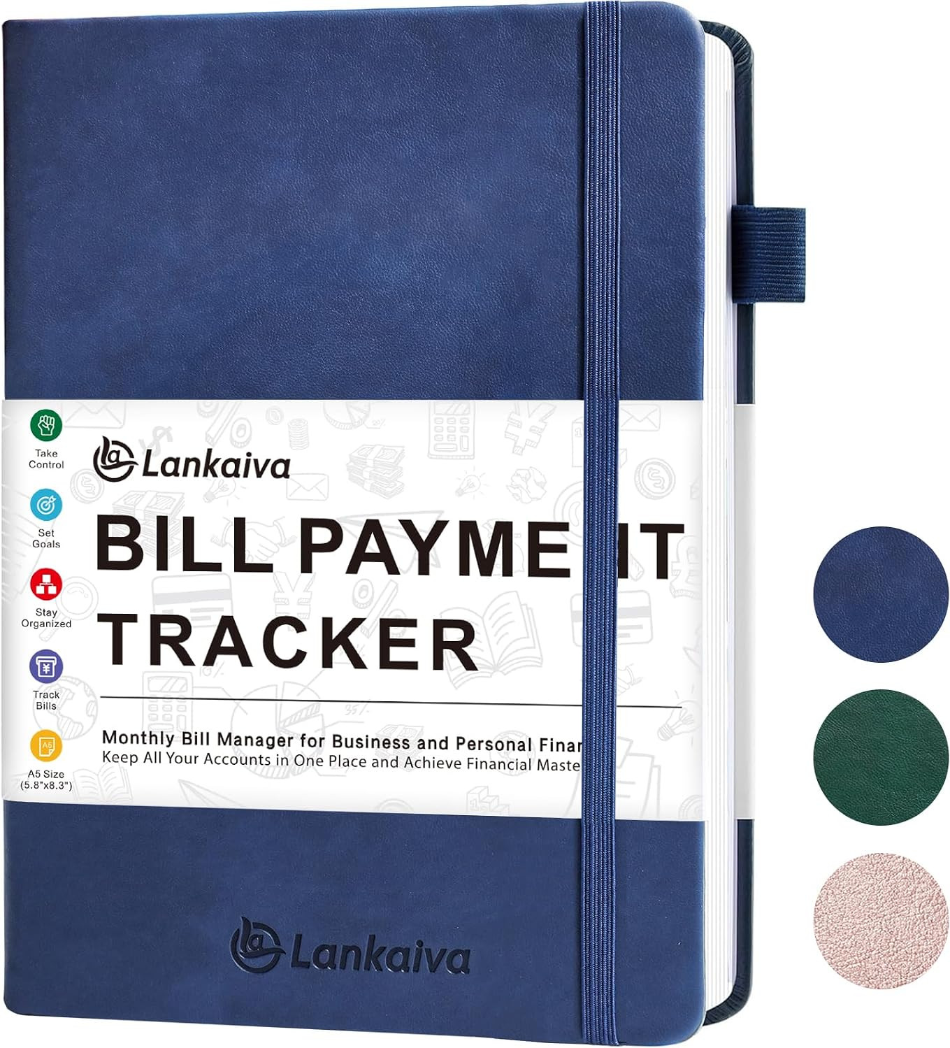 Bill Tracker Notebook – Budget Planner and Monthly Bill Organizer for Expense