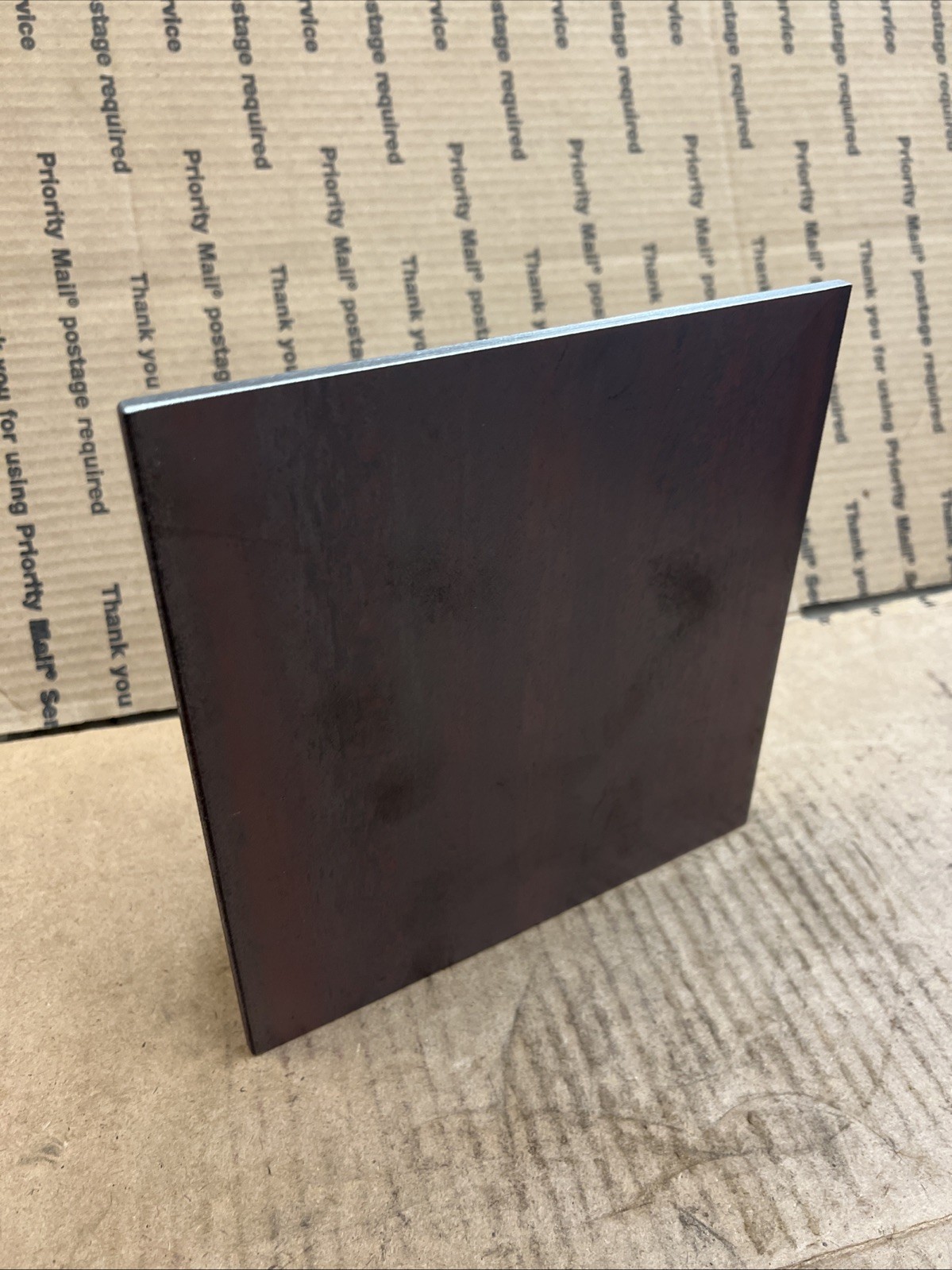 8in x 8in x 1/4in Steel Flat Plate (0.25in Thick)