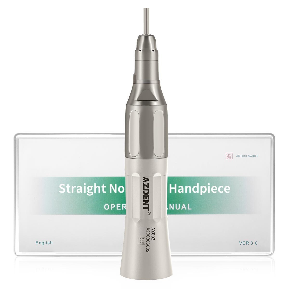 AZDENT pieza de mano dental baja velocidad recto+contra angulo+motor de aire 2H