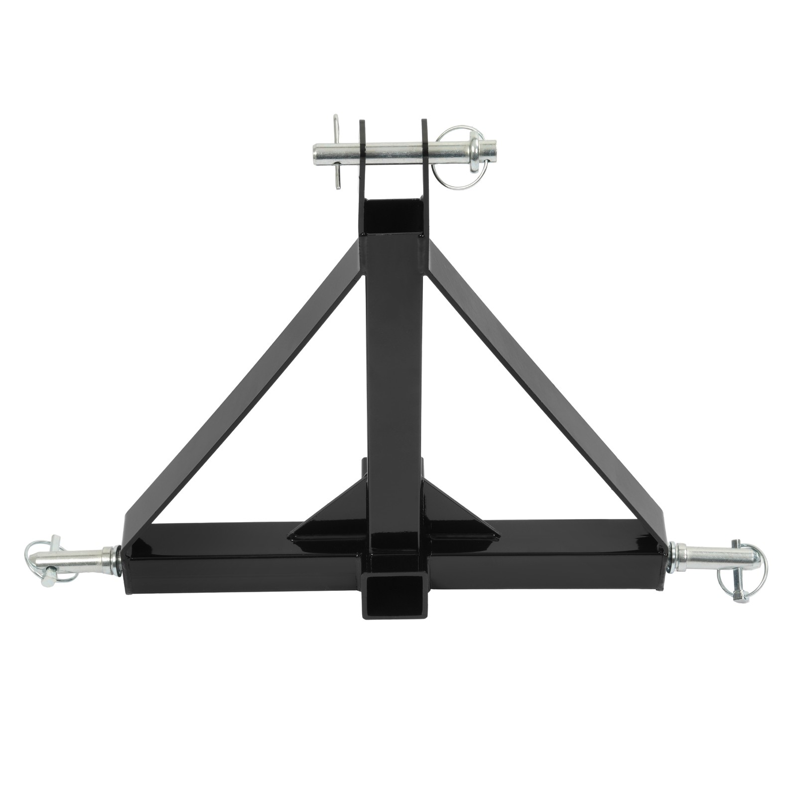 New 3 Point 2″ Receiver Trailer Hitch Drawbar Adapter Category One Tractor Black