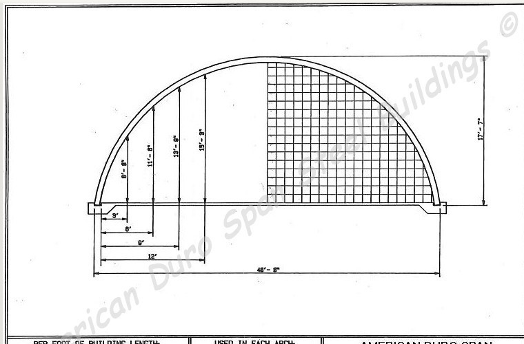 40x20x18 DuroSPAN Metal Barn Off Grid Home & Shop Steel Buildings Open DIY Ends