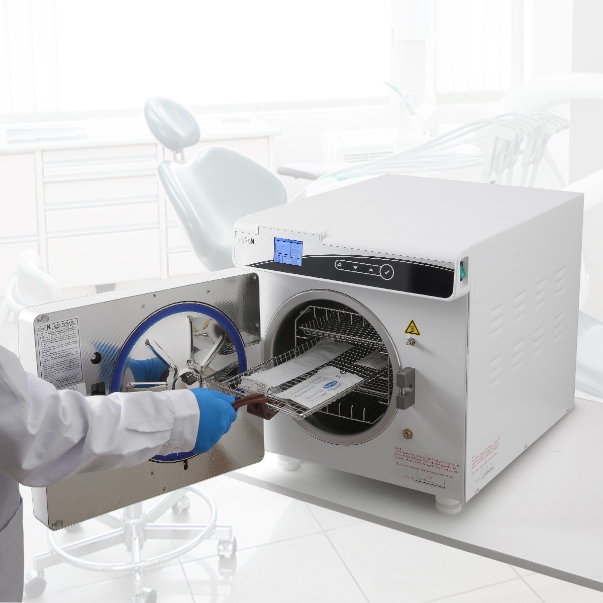22L Class N Dental Autoclave Vacuum Steam Sterilizer with Drying Function