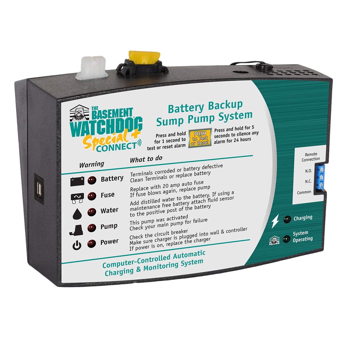 American Fluorescent Bw4000 1730 Gallons Per Hour Basement Watchdog Combination