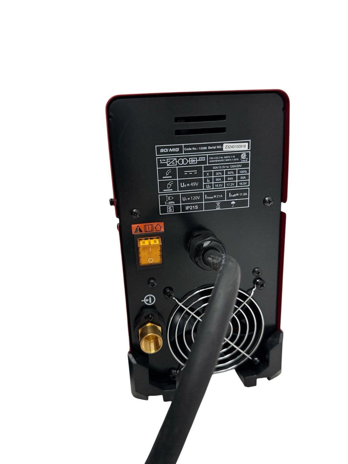 Lincoln Electric 90i MIG WELD-PAK MIG & Flux-Cored Wire Feed Welder K5256-1 (OB)