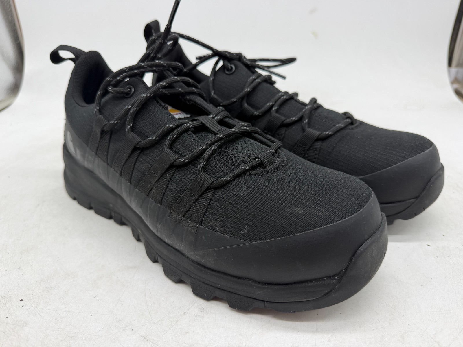 Carhartt Gilmore Nano Toe Ripstop Low Work Shoes Men Black Lace-Up Low Top – 9.5