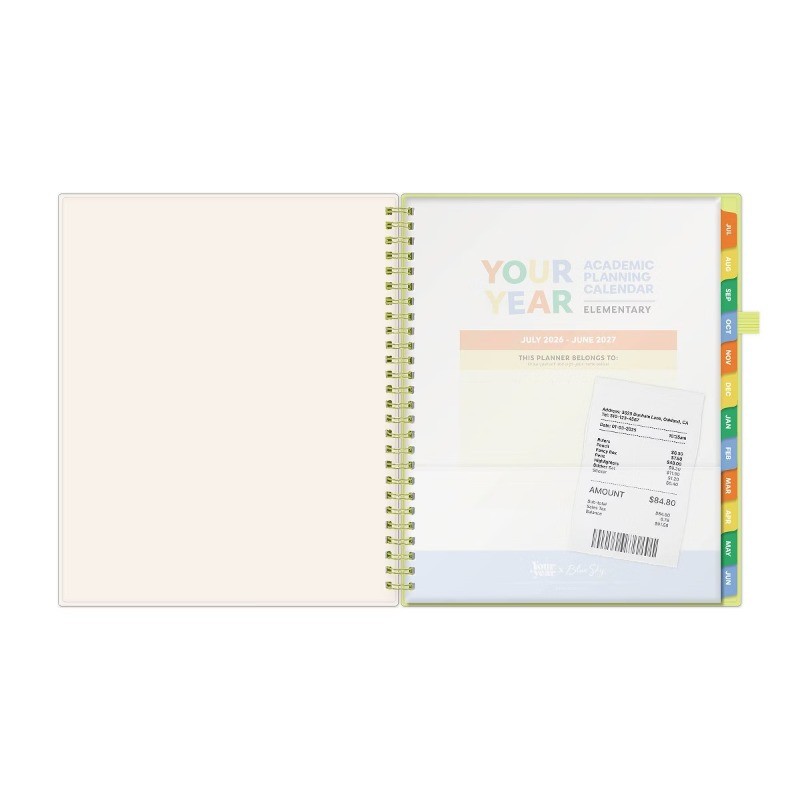 Blue Sky Your Year Elementary Weekly/Monthly Planner Wirebound 7″x9″ Huxley