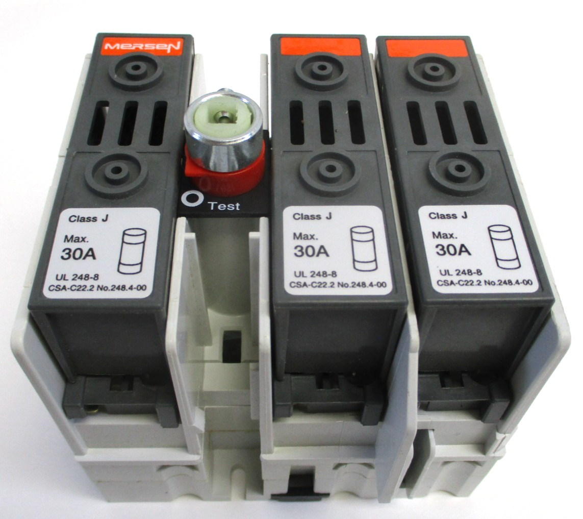 MERSEN , M30J12 , SWITCH FUSE , 30-AMP , 3-POLE , SURPLUS