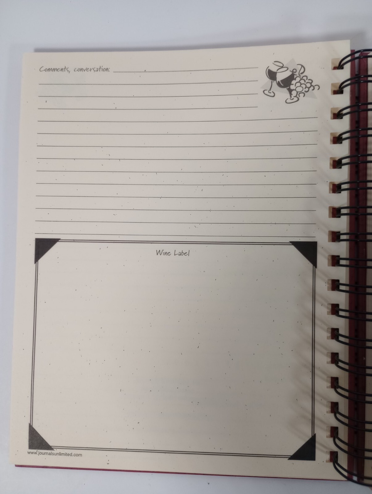 2014 Journals Unlimited The Write it Down Series Memories Wines A Wine Journal