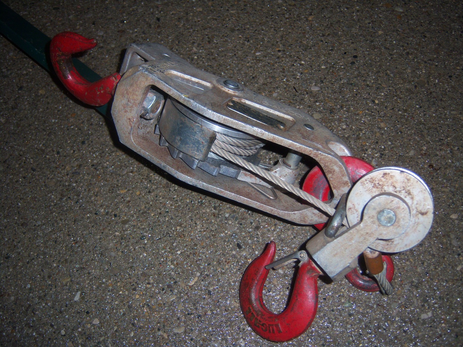 NICE LUG-ALL MODEL 3000-10 1 1/2 Ton Hoist Come Along CAPACITY 3000 Lbs