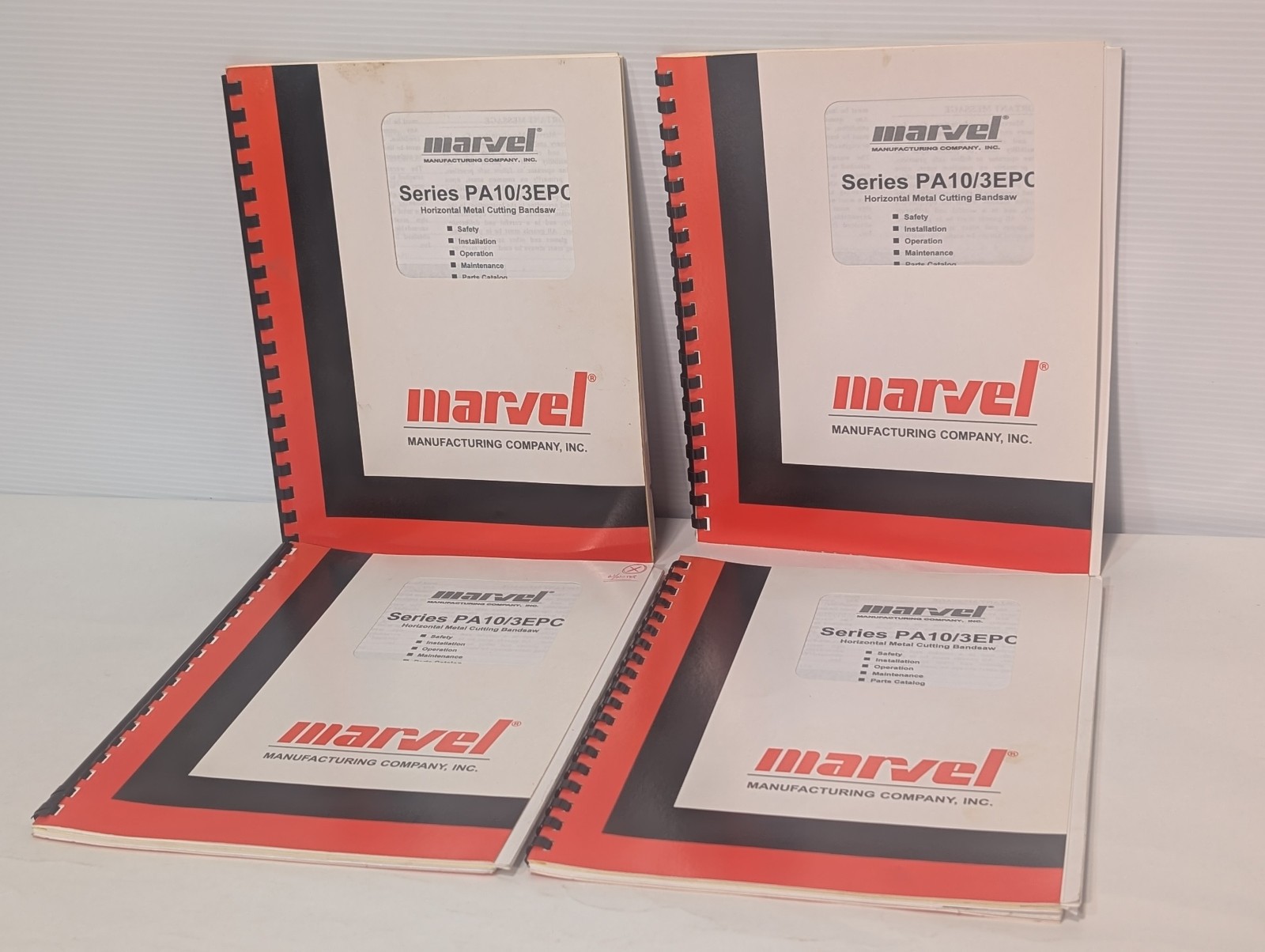Marvel Manufacturing Series PA10/3EPC Horizontal Metal Cutting Bandsaw Manual