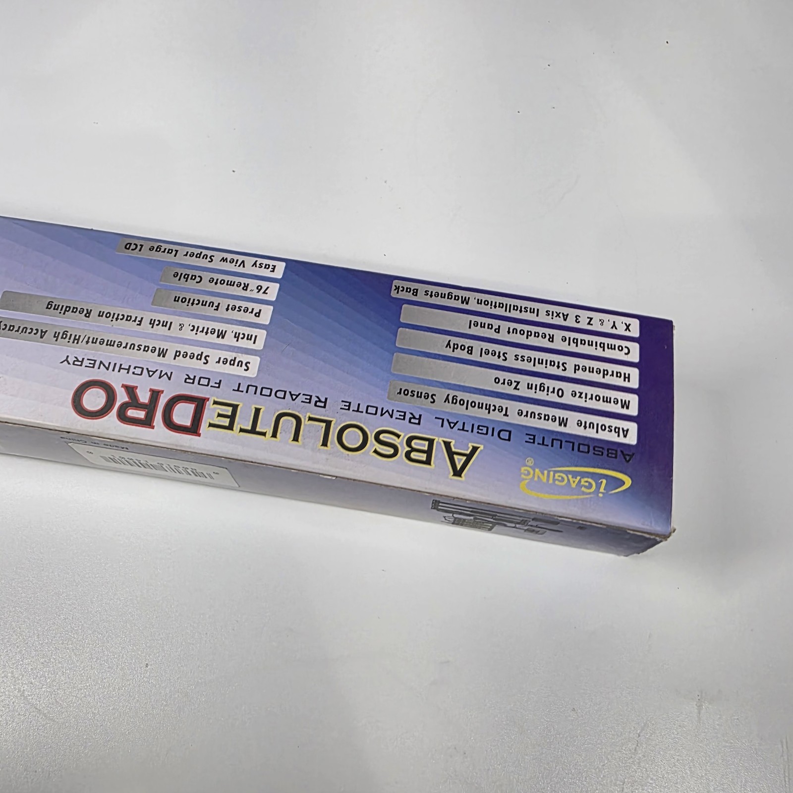 NEW iGaging Absolute DRO Digital Read Out Stainless Steel Beam 3 Sep Read Outs