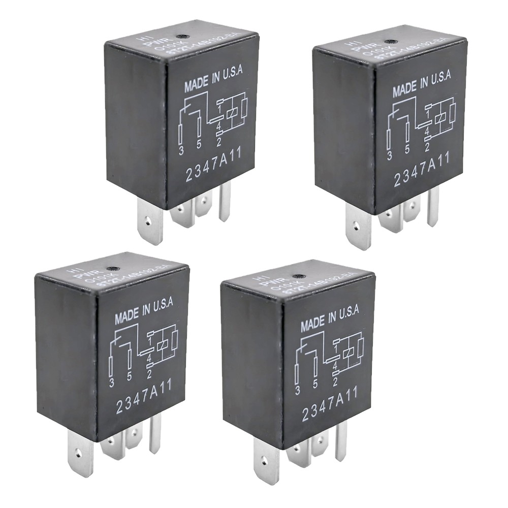 4pcs New 8T2T-14B192-BA FoMoCo HI PWR Relay 5Pins Automotive Relay