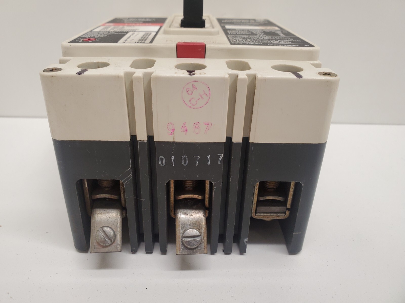 GUARANTEED! CUTLER-HAMMER 100A 3-POLE CIRCUIT BREAKER HMCP100R3C