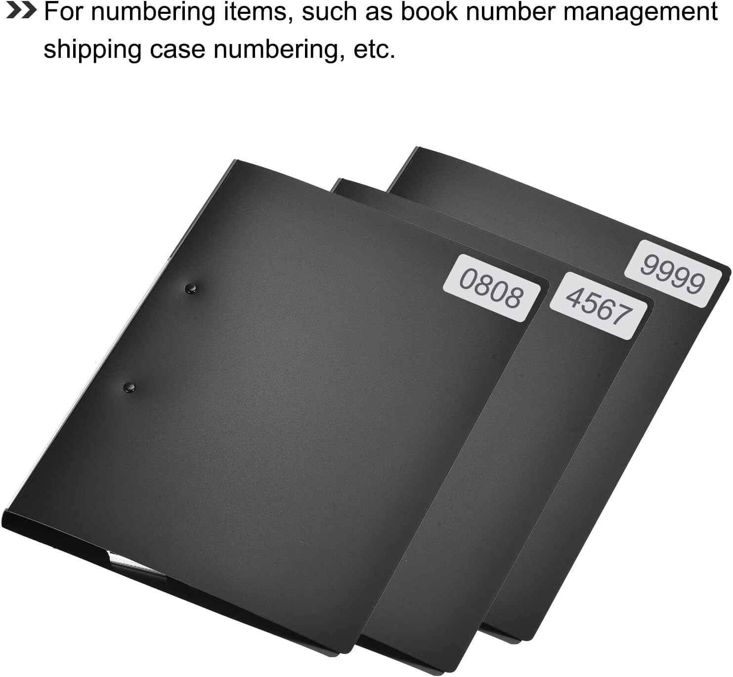 1-20000 Consecutive Number Label Stickers Inventory Control Adhesive Waterproof