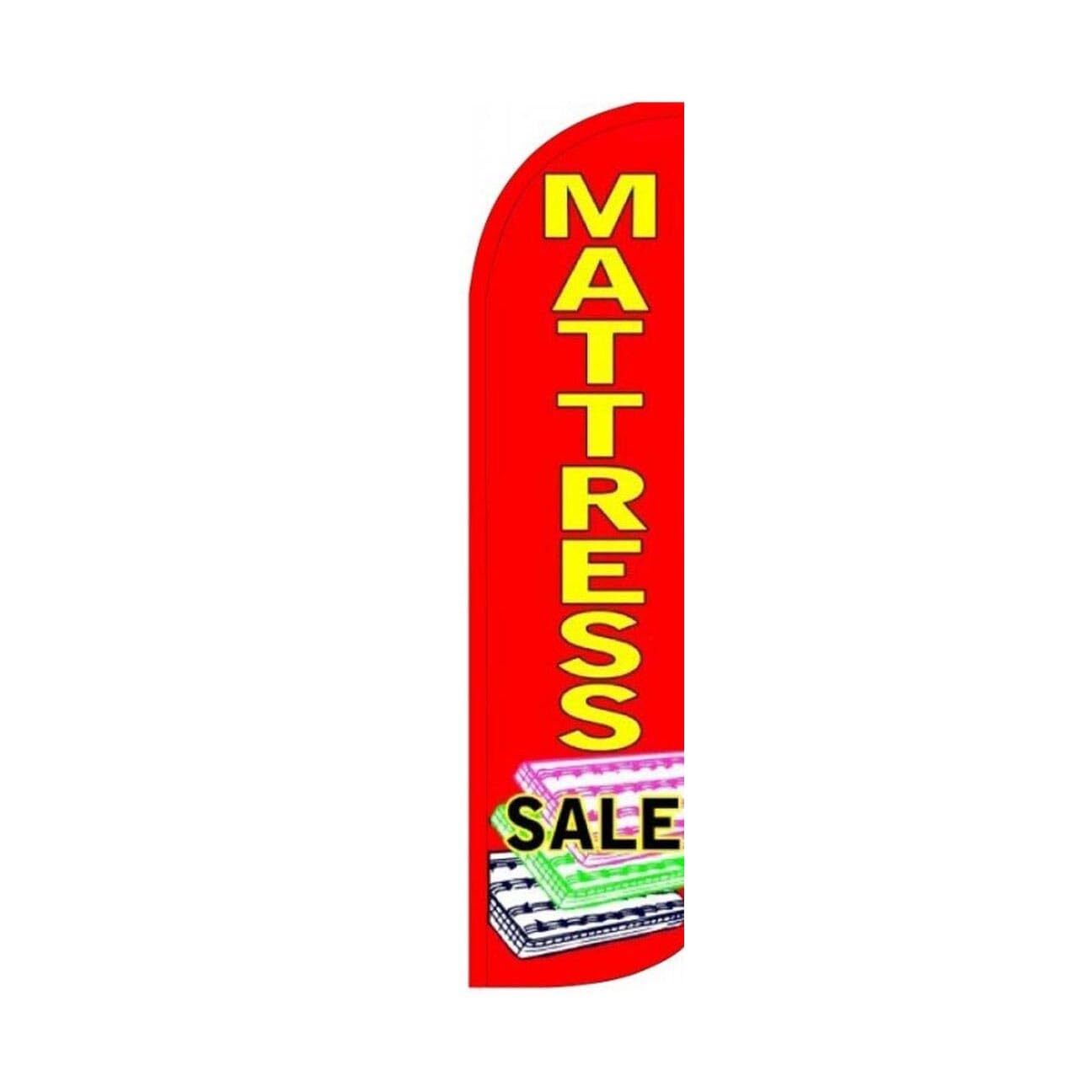 Sale Mattress Swooper Flutter Windless Feather Flag | 3ft W x 11.5ft Tall