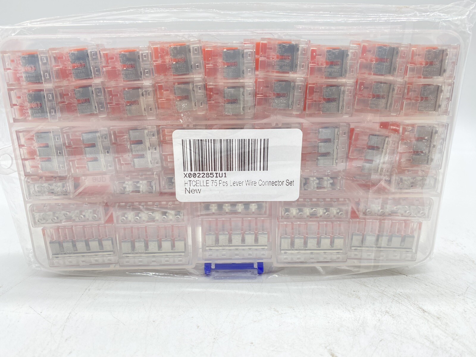 Lever Nut Compact Splicing Wire Connectors – 2/3/5 Conductor Set 75Pcs 221-412