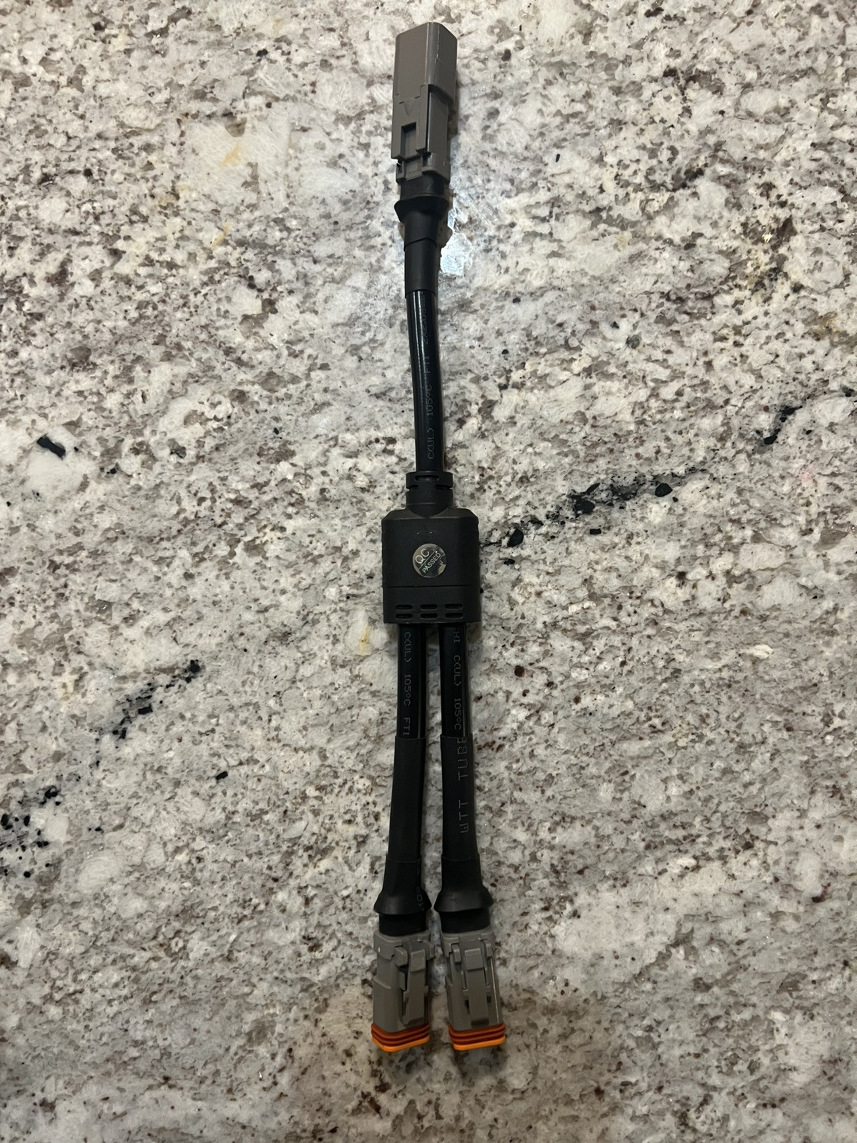 IP67 Y-type Waterproof Gray DT Connector 2Pin Female To Male Splitter Deutsch