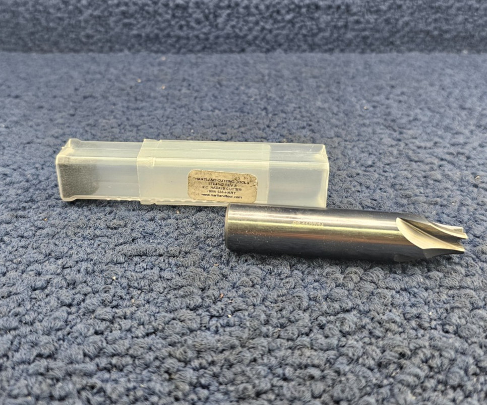 Hartland STE4142 15254-1-1 S.C. Radius Cutter, 4-Flute, 2.89″ OAL, 0.60″ Dia.