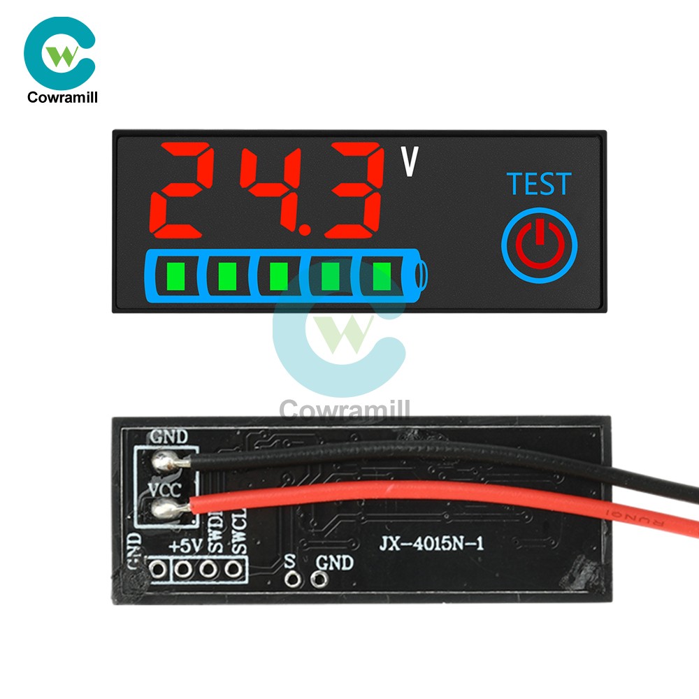 DC 7-55V LED Indicator Voltage Acid/Li-ion Universal Battery Charge Indicator