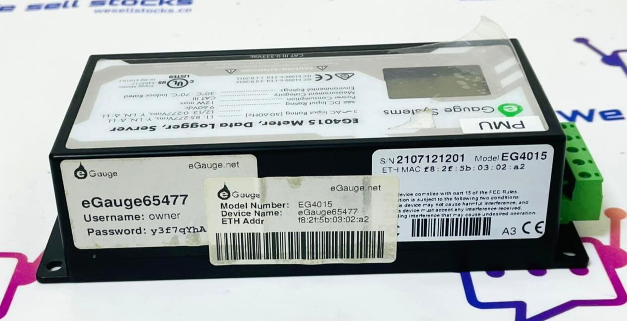 eGauge EG4015 Energy Meter