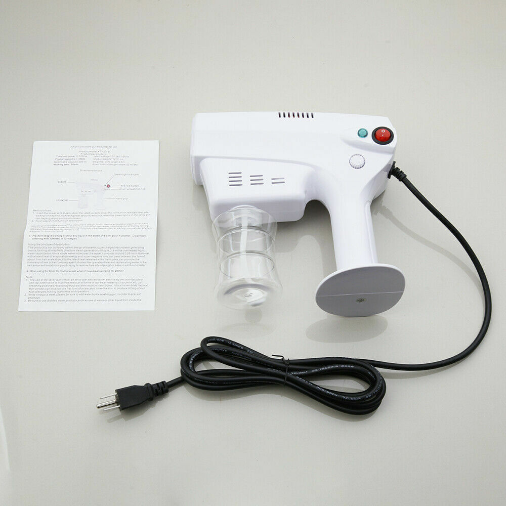 Portable Nano Sprayer Fog Machine Disinfect Anion Nano Steam Spray Gun