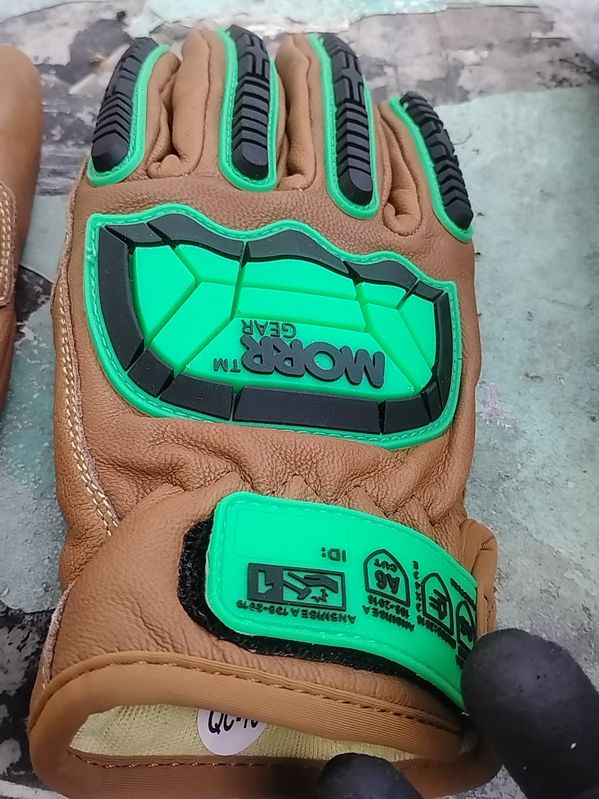 6 Pairs Of NSI HellBax ANSI Cut Level A6 Leather Impact Gloves medium m med buy