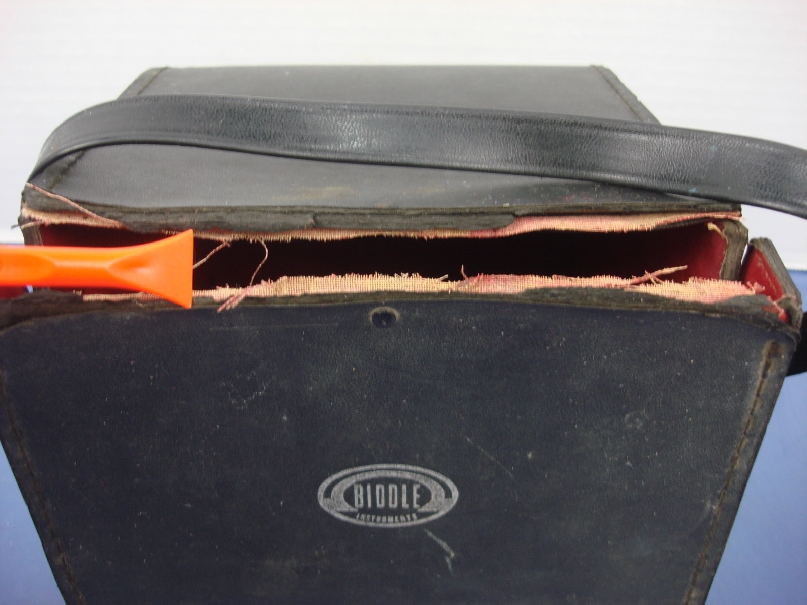 James G. Biddle Co. Major Megger Tester 21359 with Hand Crank and Bag