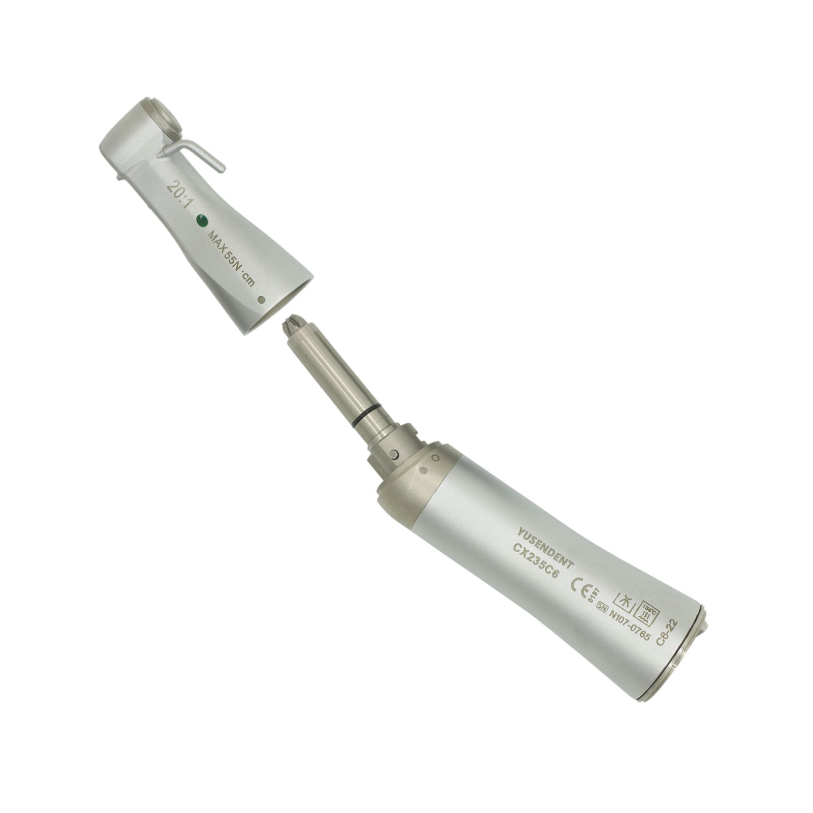 COXO Dental Contra Angle 20:1 Implant Surgical Handpiece Straight Nose Cone 1:1