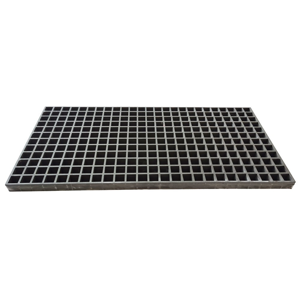 39.4″*19″(100cm*48.5cm) Gray Fiberglass FRP Grating Fiberglass Grille 1.5″ Thick