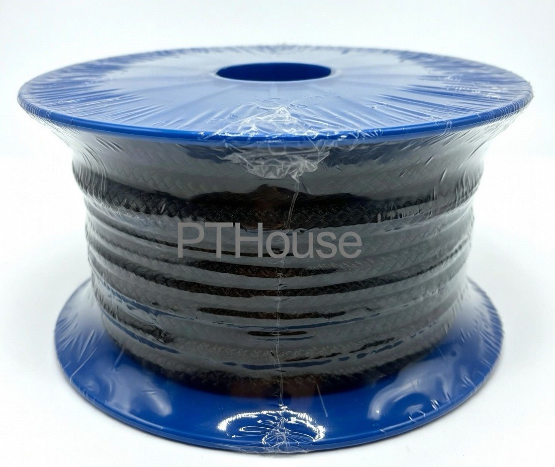 5/16″ (8MM) Graphite Rop Packing – 3KG (6.61 Lbs.) – Approximately 115 Feet Long