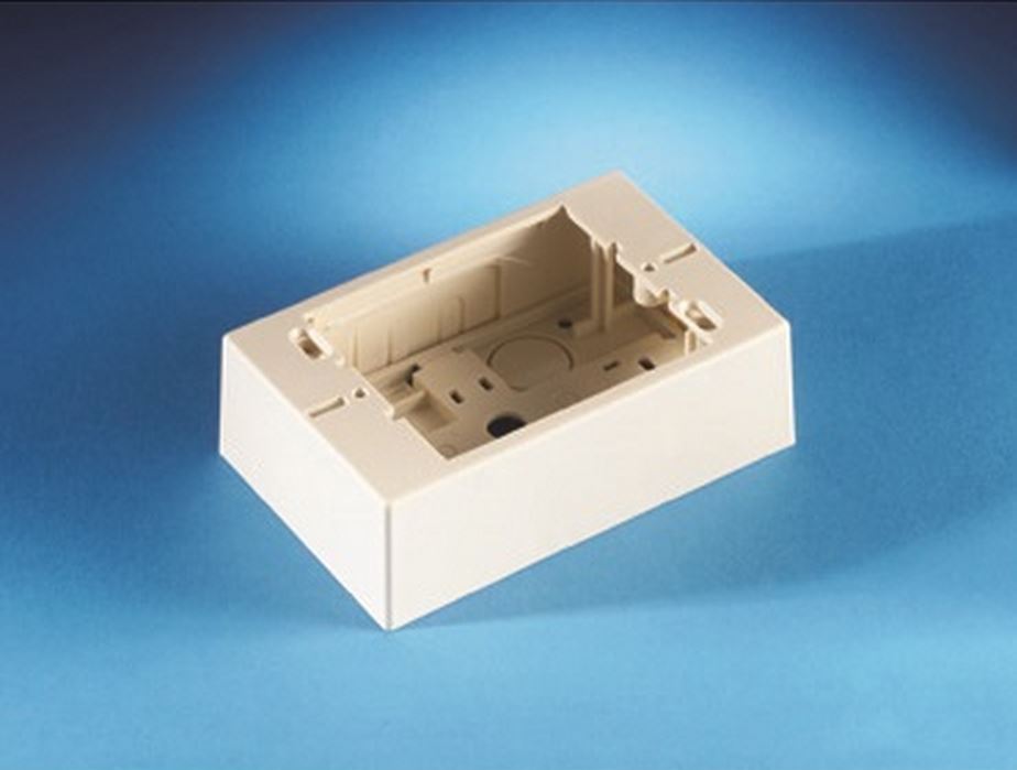 Ortronics OR-40300061 Low Profile Surface Mount Wall Box 3″ x 4.5″ x 1.5″ Deep