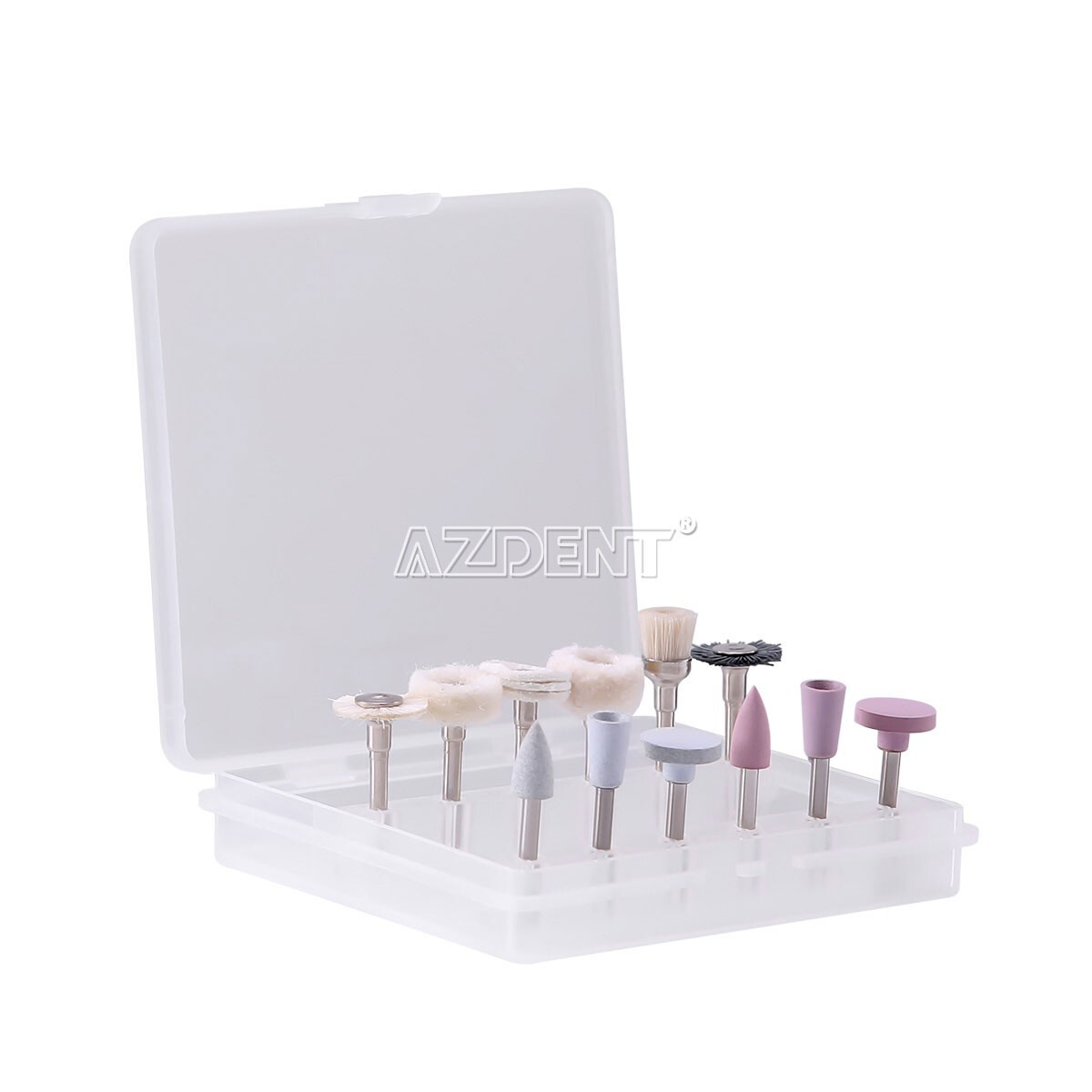 AZDENT Dental Composite Finishing Polishing Brushes Silicone Polishers RA 2.35mm
