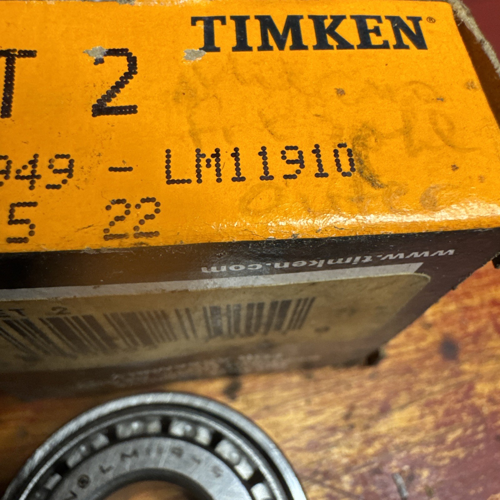 Timken SET2 Tapered Roller Bearing LM11949 Cone LM11910 SUPER RARE USA VTG POLAN
