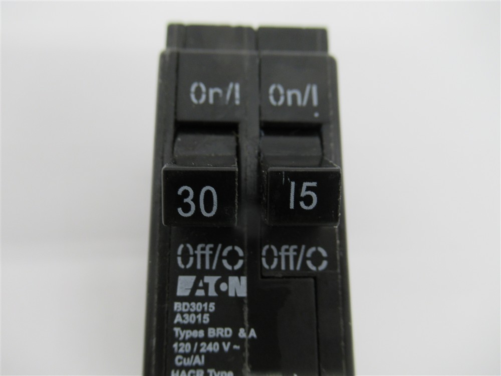Eaton BD3015 , Type BD , CTL Plug-On Circuit Breaker , Single Pole
