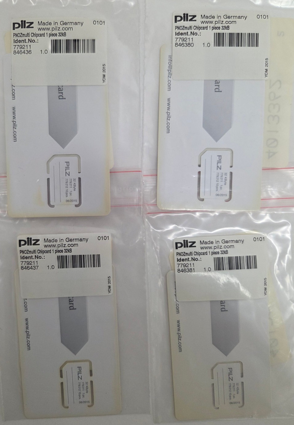 New Pilz 779211 846380 PLC Memory Card, PNOZMulti Chipcard 1 Piece, 32kb