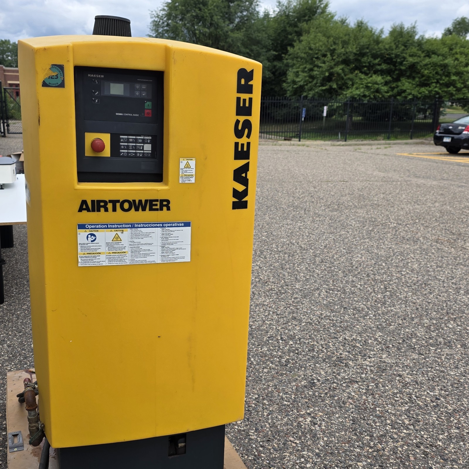 Kaeser Airtower 5C 5HP Rotary Screw Air Compressor 21 CFM 125 PSI 460V