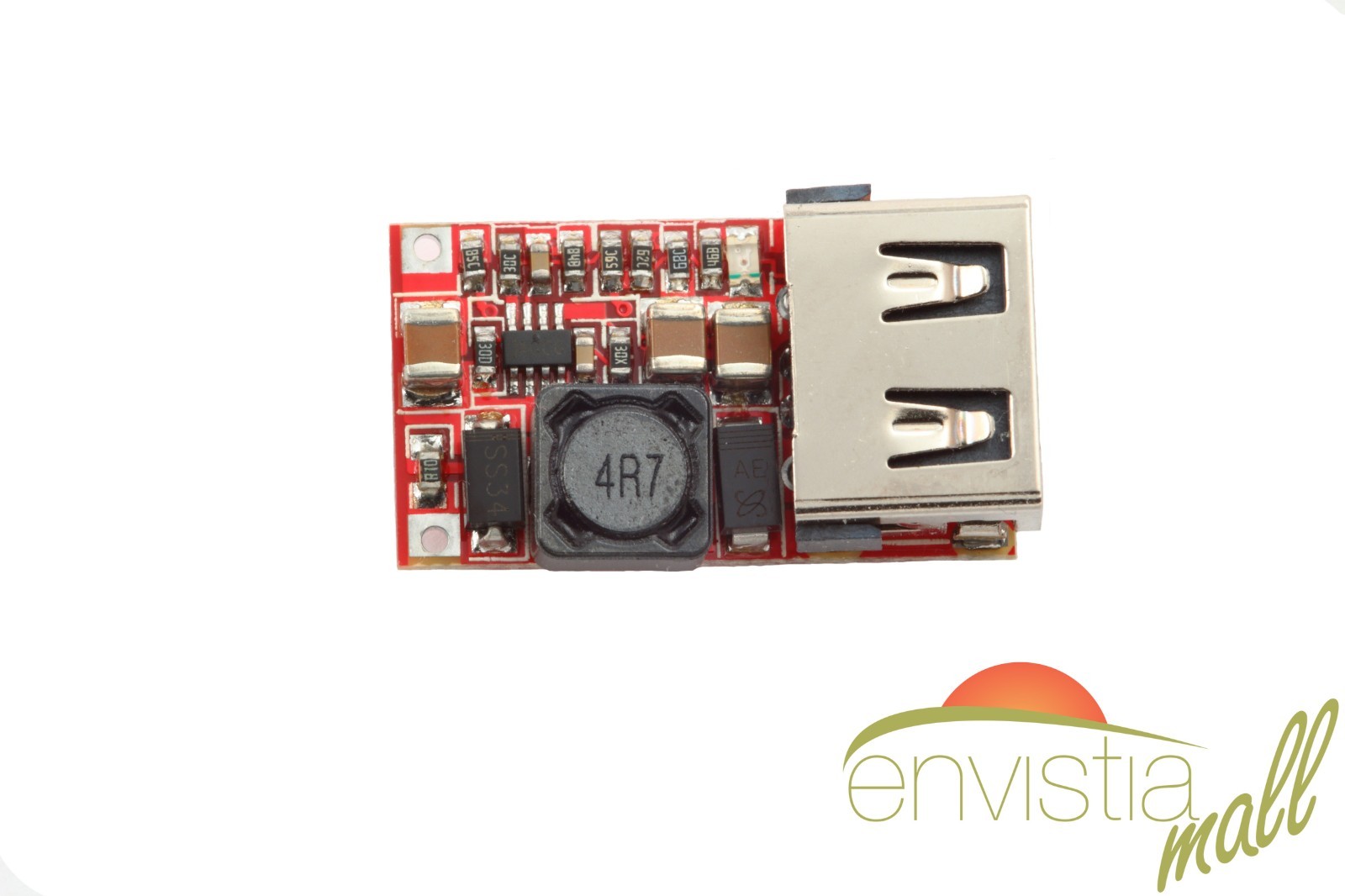6-24V Input to 5V 2A USB Car Charger Module DC-DC Buck Step-Down Converter