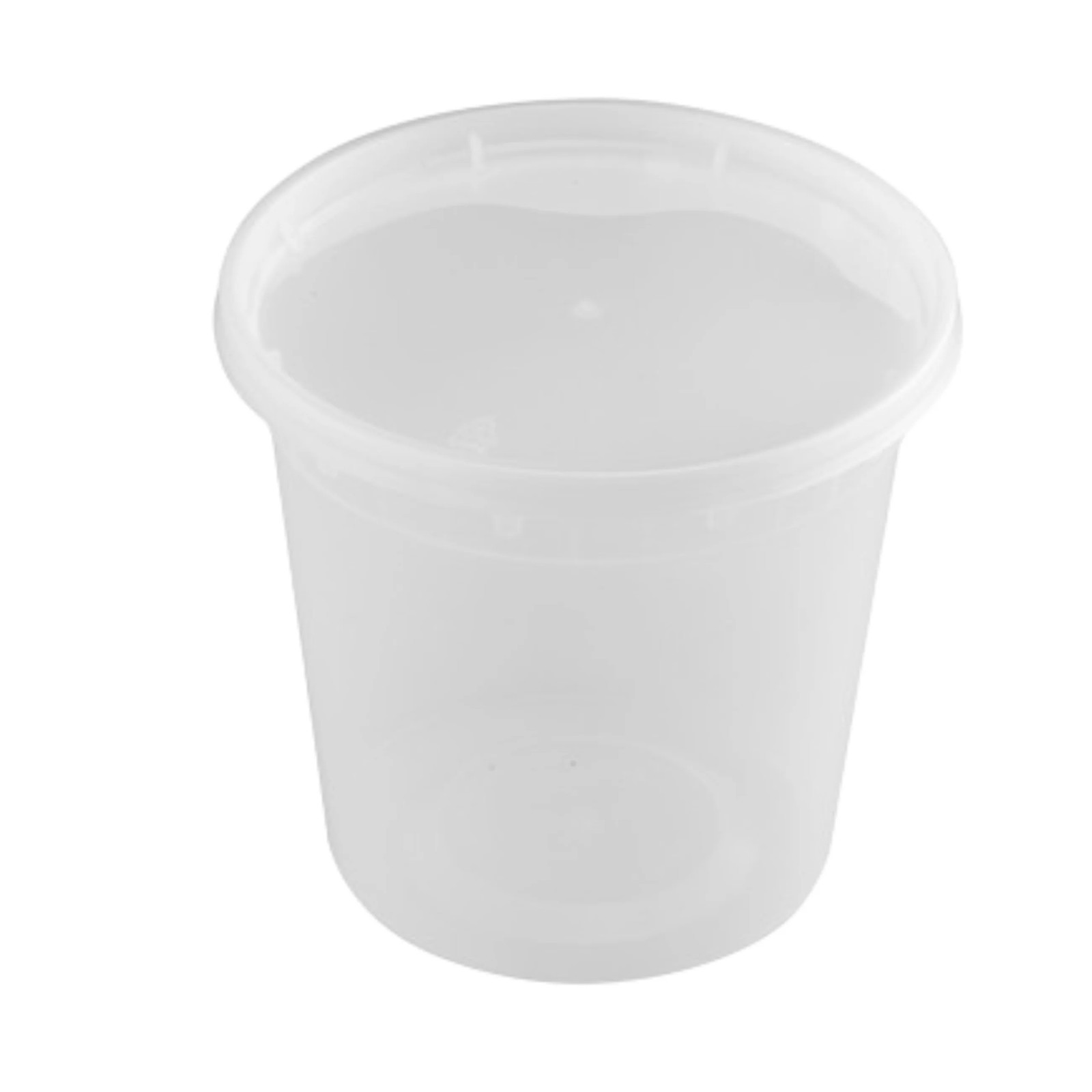 ProTakeOut, [24 oz] Heavy-Duty PP Deli Containers with Lids –50 Sets Durable