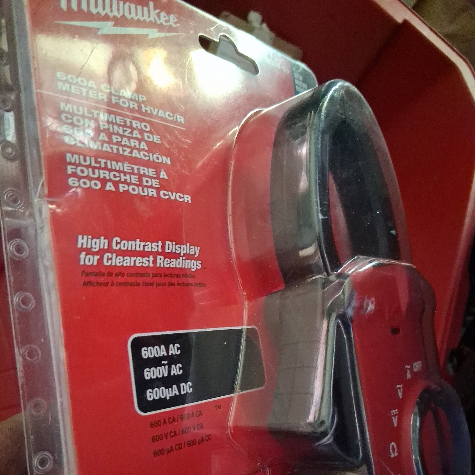 Milwaukee 2236-20 Clamp Meter for HVAC/R – Red