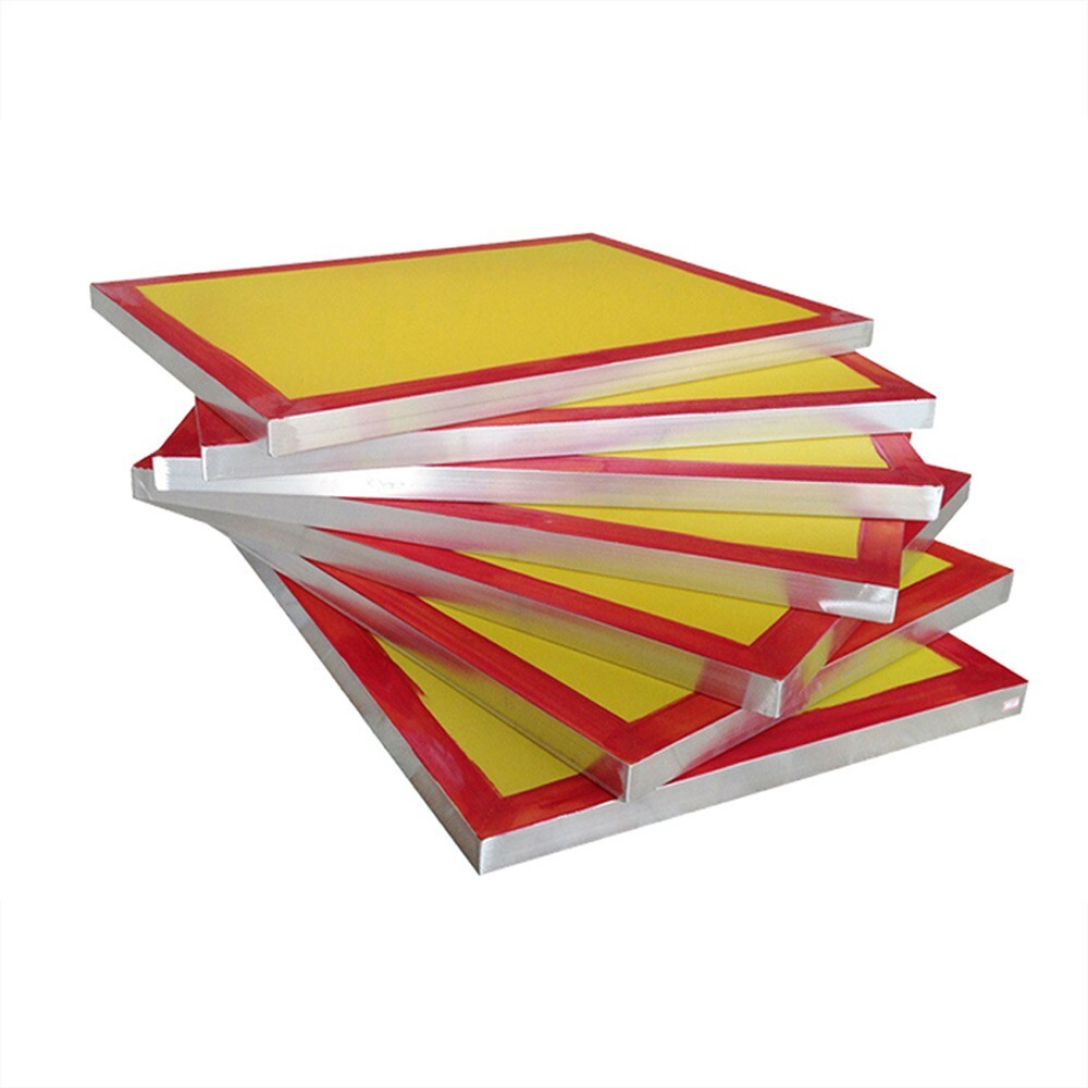 6Pcs 23″ x 31″ Aluminum Screen Printing Screens Frame With 230 Yellow Mesh Count