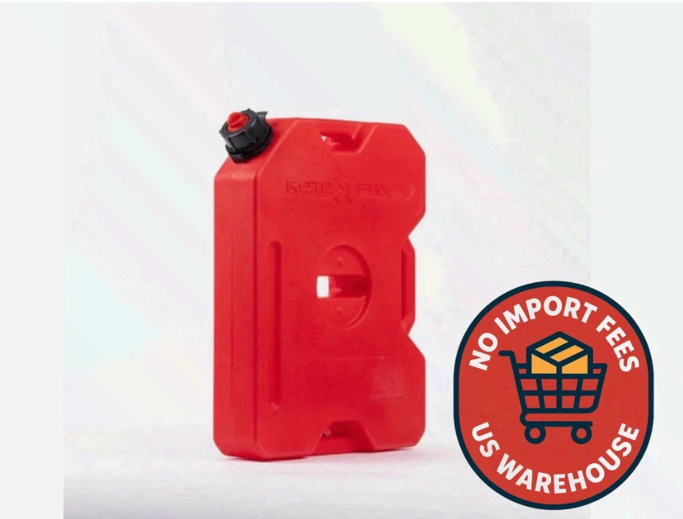 RotopαX 2 Gallon Gasoline GEN 2 Fuel Container CARB EPA Compliant Red