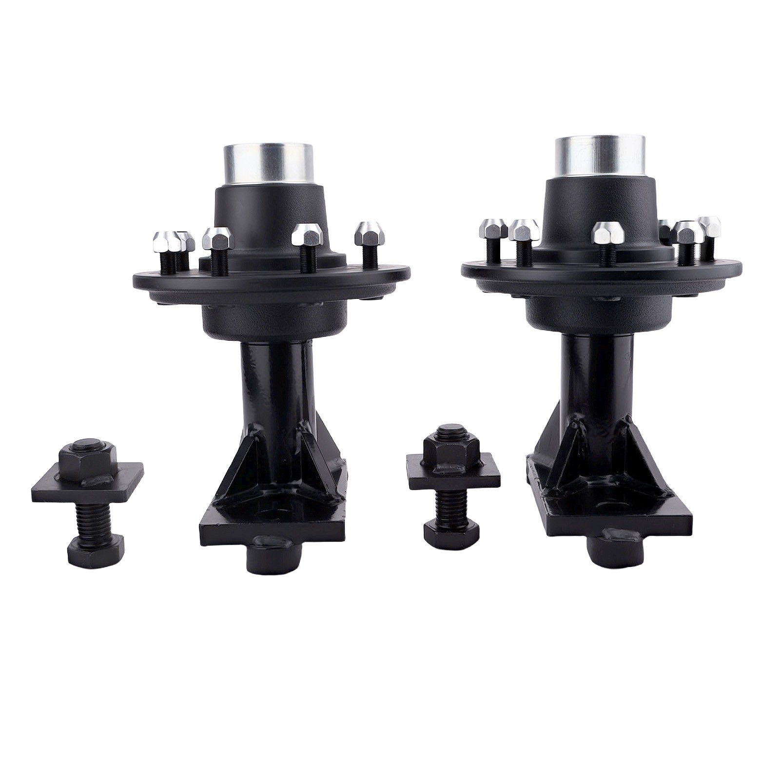 8×6.5 8000LB Lug Superior Shipping Container Wheels Bolt-on Spindle Kit
