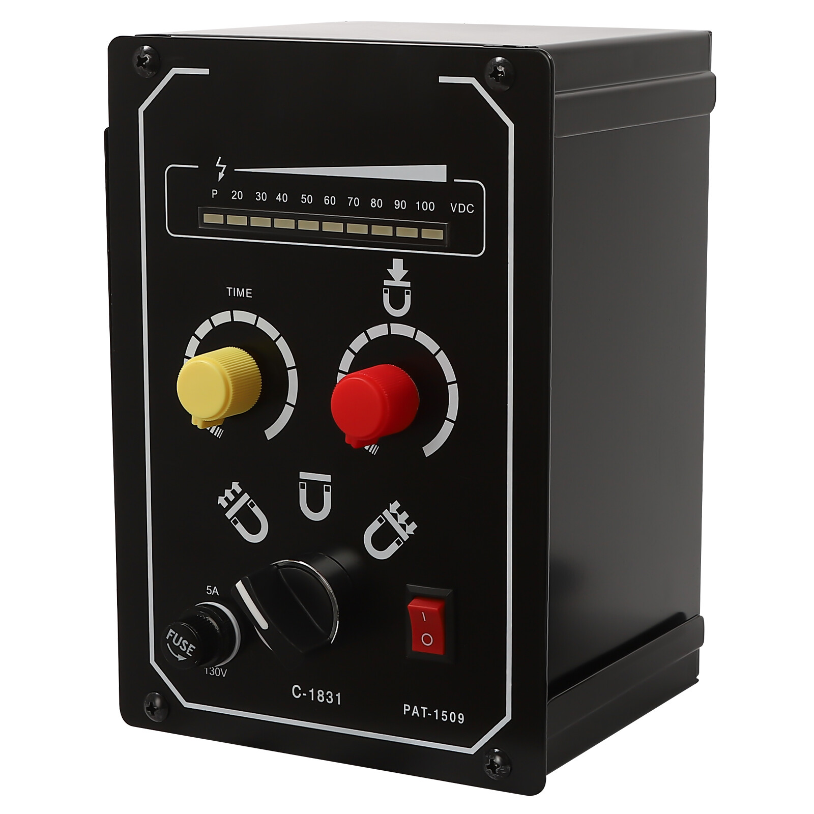 Electro Magnetic Chuck Controller 0-100V 5A DC Magnetic Force Adjustable 110V